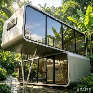 Casa Modular de Alta Gama 20/30/40 Casa Prefabricada Portátil Pequeña Contenedor Móvil