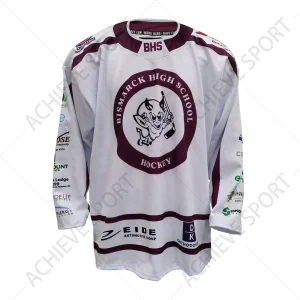 Custom Ice hockey Jerseys-Breathable and Durable Custom Devil Logo Ice Hockey Jerseys
