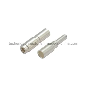 Custom Type 2 EV Charging Socket Make Female Pins Silver Plating CNC Brass Pins for EV Charger
