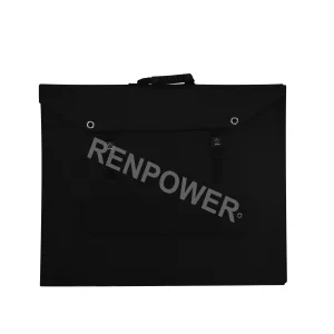 Black Mono High Efficiency Portable ETFE 200W Solar Blanket for Camping Hiking