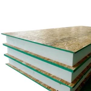China Factory Structural Insulated Panel OSB Facing SIPs Sandwich Panel for Prefab Buildings