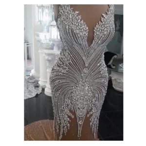 Indian Supplier Chic Beaded Dress Night-Out Look for Parties Clubs and Formal Gatherings Available for Sale from India