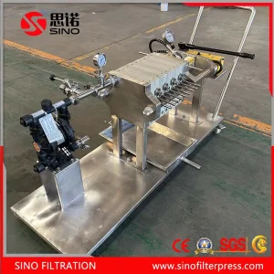 250mm Manual Filter Press Used for Laboratory Filtration