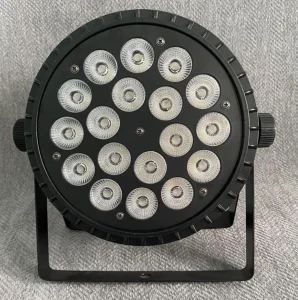 Professional RGBW 4in1 18X10W LED Flat Slim Parcan Light Aluminum Body DMX512 Control for KTV Wedding Event