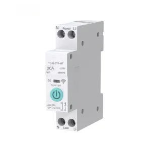 Ewelink 1P+N 63A 220V WIFI Smart Switch Energy Mini Kwh Metering ESP8266 Circuit Breaker Timer Relay MCB for Smart Home