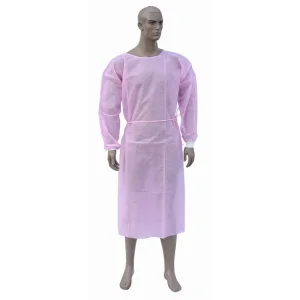 ISO CE Approved Blue Disposable Non Woven Doctor Isolation Gown Surgical Gown, Patient Gown