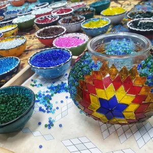 DIY Mosaic Lamp Craft Kit for Kids Creative Handmade Art Toy