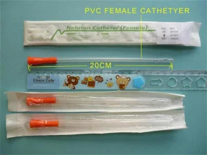 قسطرة بولية مصنوعة من PVC المغلفة بطبقة مائية للذكور والإناث