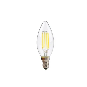 Edison LED Filament Bulbs C35 C37 E27 B22 E14 6W Vintage Light Decorative Home Lighting