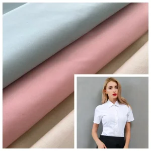 Custom Woven Tc Shirt Fabric Customizable GSM/Width Source Factory