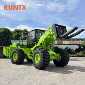 Chinese Side Loader Forklift 25 Ton with Long Fork for Sale, Four Wheel Drive All Terrain Forklift