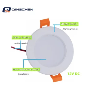 3W Low Voltage Recessed LED Emergency Downlight Non-Maintained Lighting