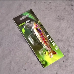 Customized Printed Back Card Slide PVC Blister Package for Fishing Lures