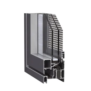 Slim Frame Low-E Double Glass High Efficiency Sliding Window for New Builds