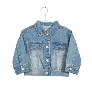Fashion Coat Long Sleeve 100% Cotton Denim Jacket Clothing Outwear