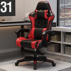 Wholesale Height Adjustable Gaming Chair Pu Leather Nylon Computer Silla Gamers Racing Gaming Chair