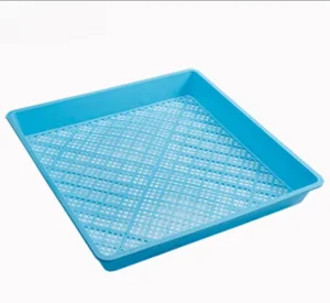 Black PS Plastic Microgreens Seed Planting Growing Seedling Starting Trays