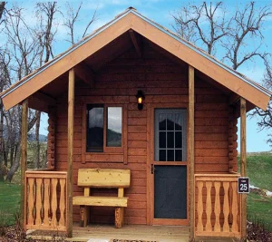 24m2 Light Steel Contemporary Villa Prefab Tiny Log Cabin for Outdoor Resort Home Stay Hotel on Sale Steel Structure