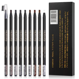 Private Label Custom Duckbill Wooden Eyebrow Brow Pencil