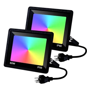 IP66 Waterproof RGBW Smart Floodlights