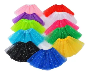 Chinese Factory Sequin Gauze Skirt