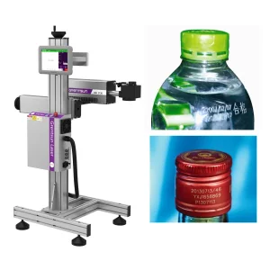 60m/Min Pet Bottle CO2 (9.3um) Laser Marking Machine with Ultra-High Speed Galvo Bottle Date Laser Coding Printer China Laser