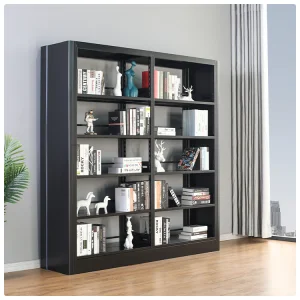 Modern Minimalist Steel Library Bookshelves Multi-layer Storage Racks for Students and Children