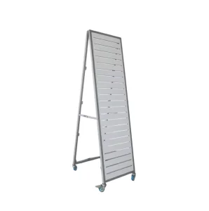 Portable Metal Display Rack Shopping Mall Multi-Function Display Props on Wheels