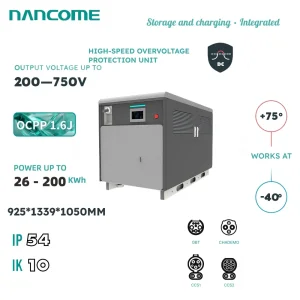 Nancome 100kwh Portable EV Charger for Fast DC Charging and off-Grid Solutions