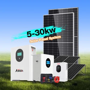 Solar Panel System 5kw 10kw 30kw Solar Panels Complete Kits 15Kw 20kva On Off Grid Solar Power Energy System With Battery