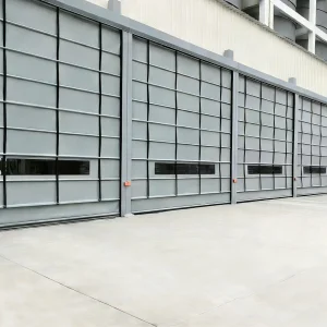 Aluminium PVC Industrial High Speed Quick Stacking Door with Durable Build and Energy Savings