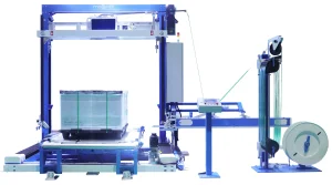 Máquina de Embalagem de Estrangulamento de Cartão PP Automática Melhor para Animais de Estimação Máquina de Estrangulamento de Paletes