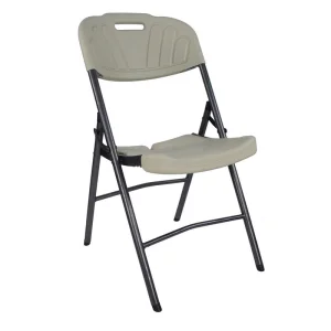 Elegant White Padded Folding Chairs