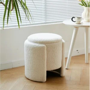 Uganda Teddy Fabric Stool