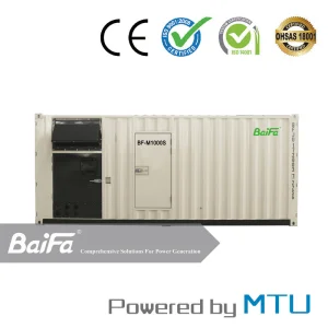 880kw حاوية 20FT مولد كهربائي يعمل بالديزل مزود بمحرك ميتو
