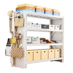 Warehouse Racks Storage Boltless Rack Medium Duty Racking Home Garage Storage Pegboard Shelf Warehouse Racking