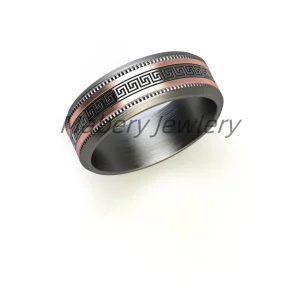 Brushed Stainless Steel Jewelry Ring Watch