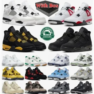 Aj4 Men's Shoes Lightweight Running Shoes Basketball Training Shoes Casual Sports Shoes Direct Sales From Factory