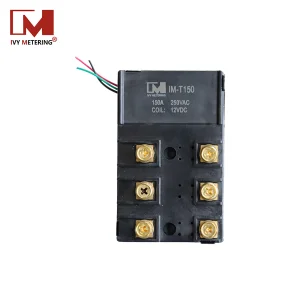 IVY IM-T150 150A 250VAC 3PST 12V 24V 48VDC 3 Pole Power Latching Relay With Auxiliary Contact