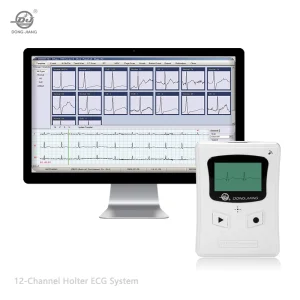 Monitor Holter de ECG de la marca Dongjiang 12 Channel Holter