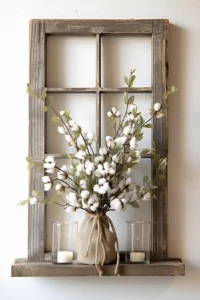 Rustic Wooden Window Frame