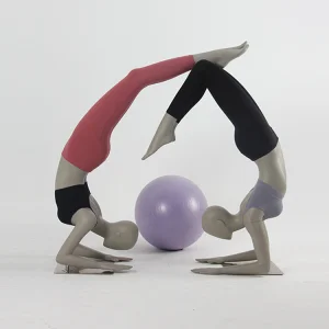 New Fashion Fiberglass Full Body Female Mannequin Headstand Yoga Display Mannequin