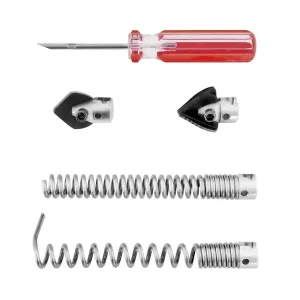 Drain Auger Cutter Head Set