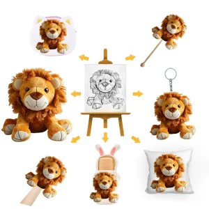 2025 New Anime Plush Doll Stuffed Plush Animal Toy Lion