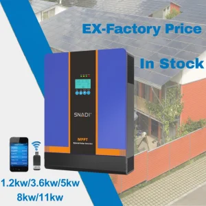 3kw 5kw 6kw off Grid Power Hybrid Solar Inverter with MPPT Controller