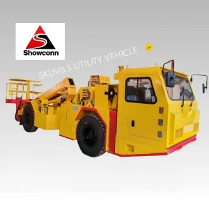 High-Capacity Underground Mine Service Vehicle