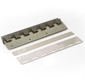 Servicio de doblado de estampado de sistema de riel de suspensión de acero inoxidable para soportes de cortina de PVC