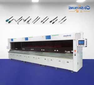 Customized Automotive Fakra Wire Harness Double End Auto Production Equipment with PLC Control Panel CCD Detection