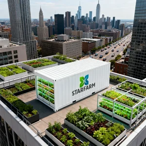 Modular Design Large Hydroponic Systems Vertical Farming Container Farm Steel Frame Mobile Plant Growing Equipment For Urban