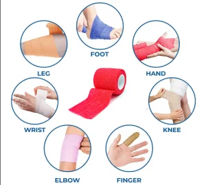 Hot Selling Veterinary Wrap Outdoor Sports Wrist Ankle Self Adhesive Non Woven Tape Liquid Bandage